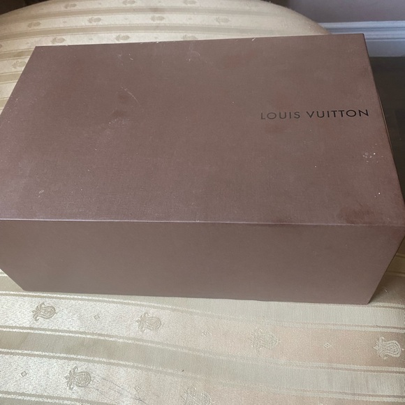 Louis Vuitton Blue Denim Monogram cork wedges Platform Sandals - Picture 8 of 8